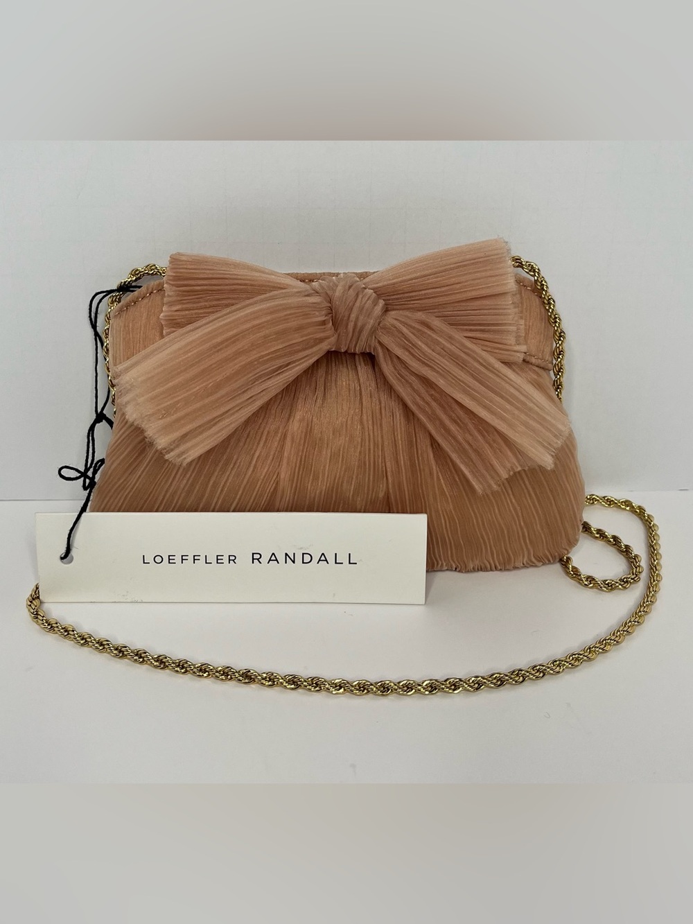 Loeffler Randall Rayne Glitter Beauty Bow Small Clutch